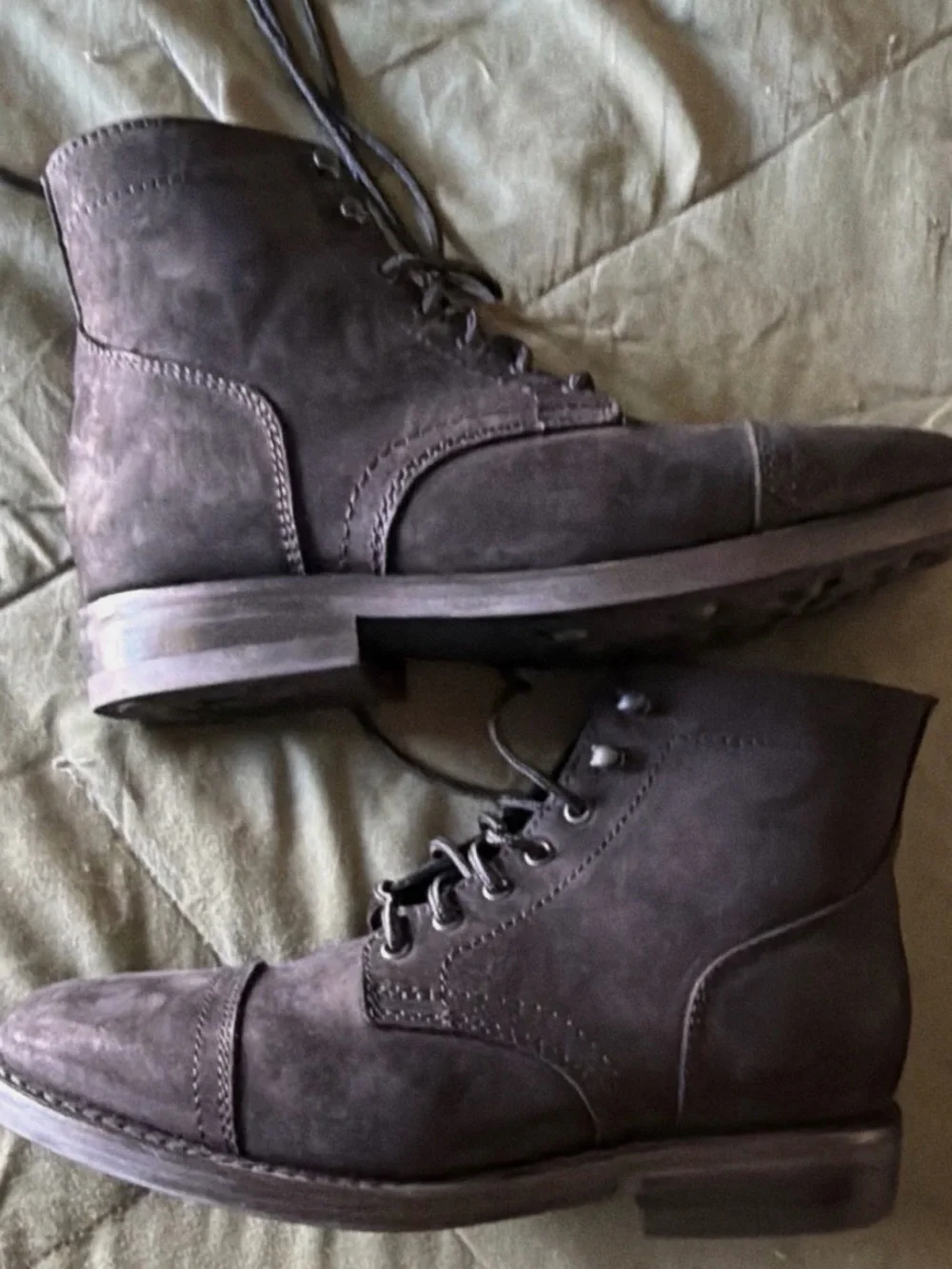 Thursday Boot Company Black Leather Lace-Up Men's Boots